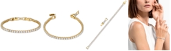 Swarovski Gold-Tone Crystal Tennis Bracelet